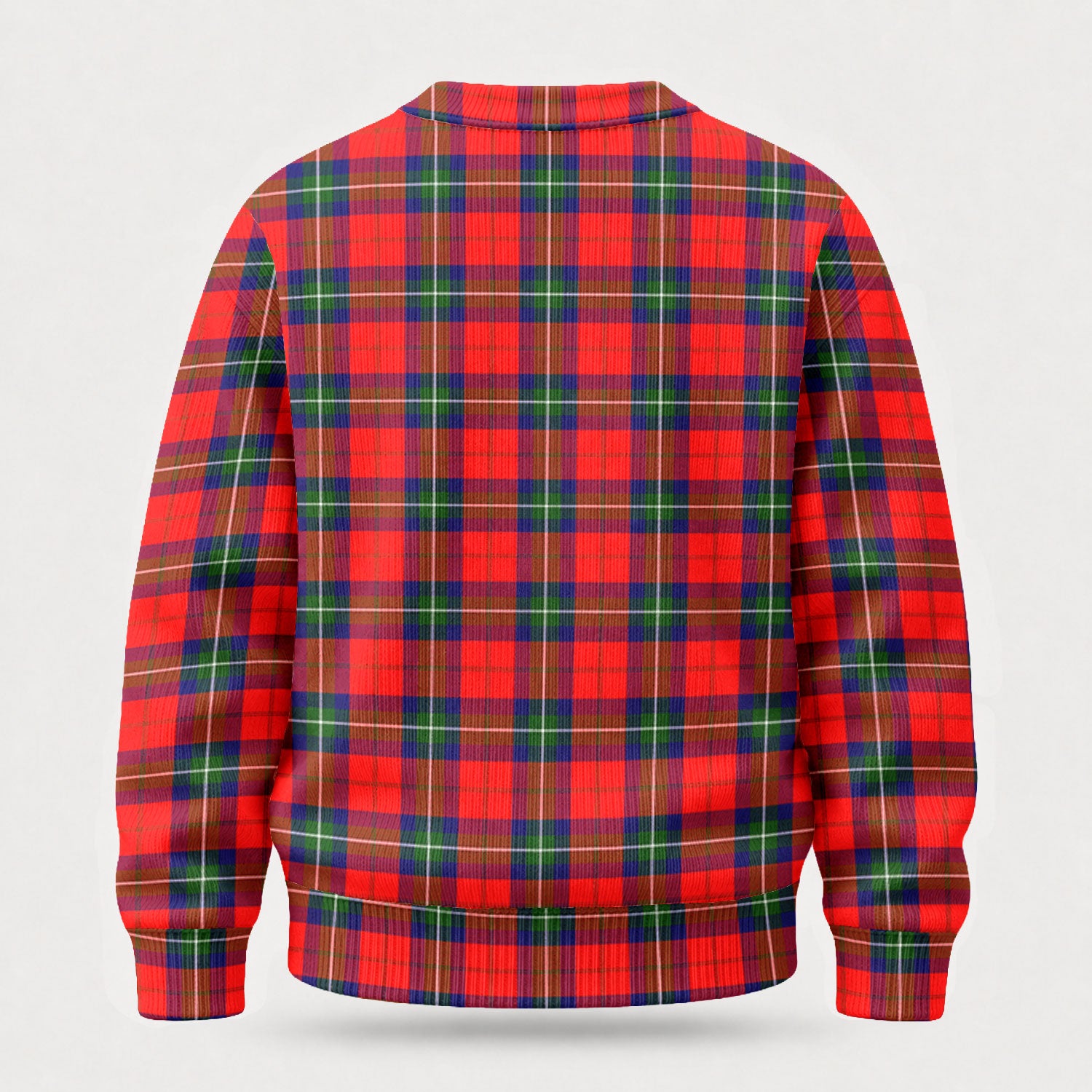 Ruthven Modern Tartan Crest Sweater