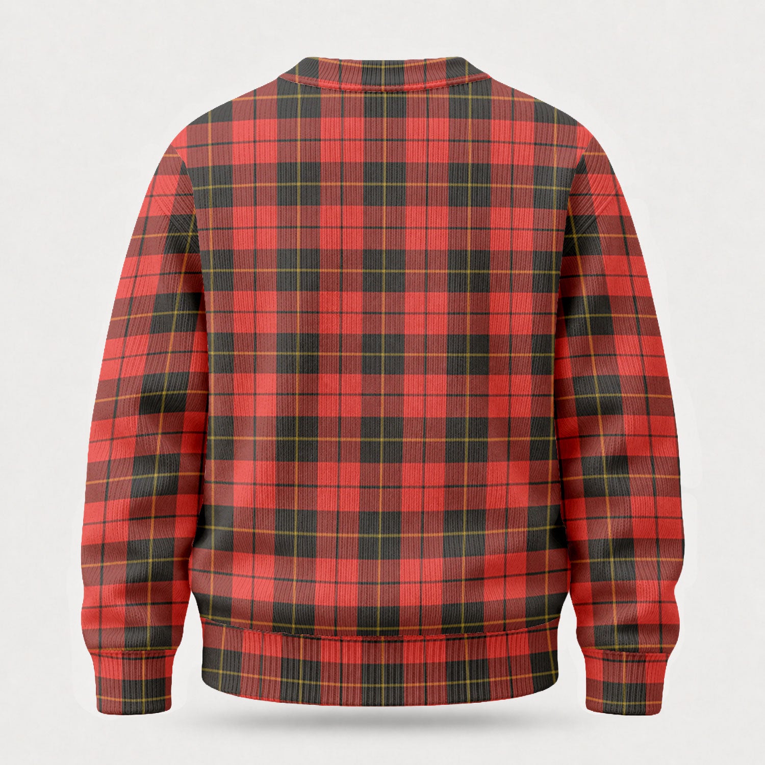 Wallace Weathered Tartan Crest Sweater