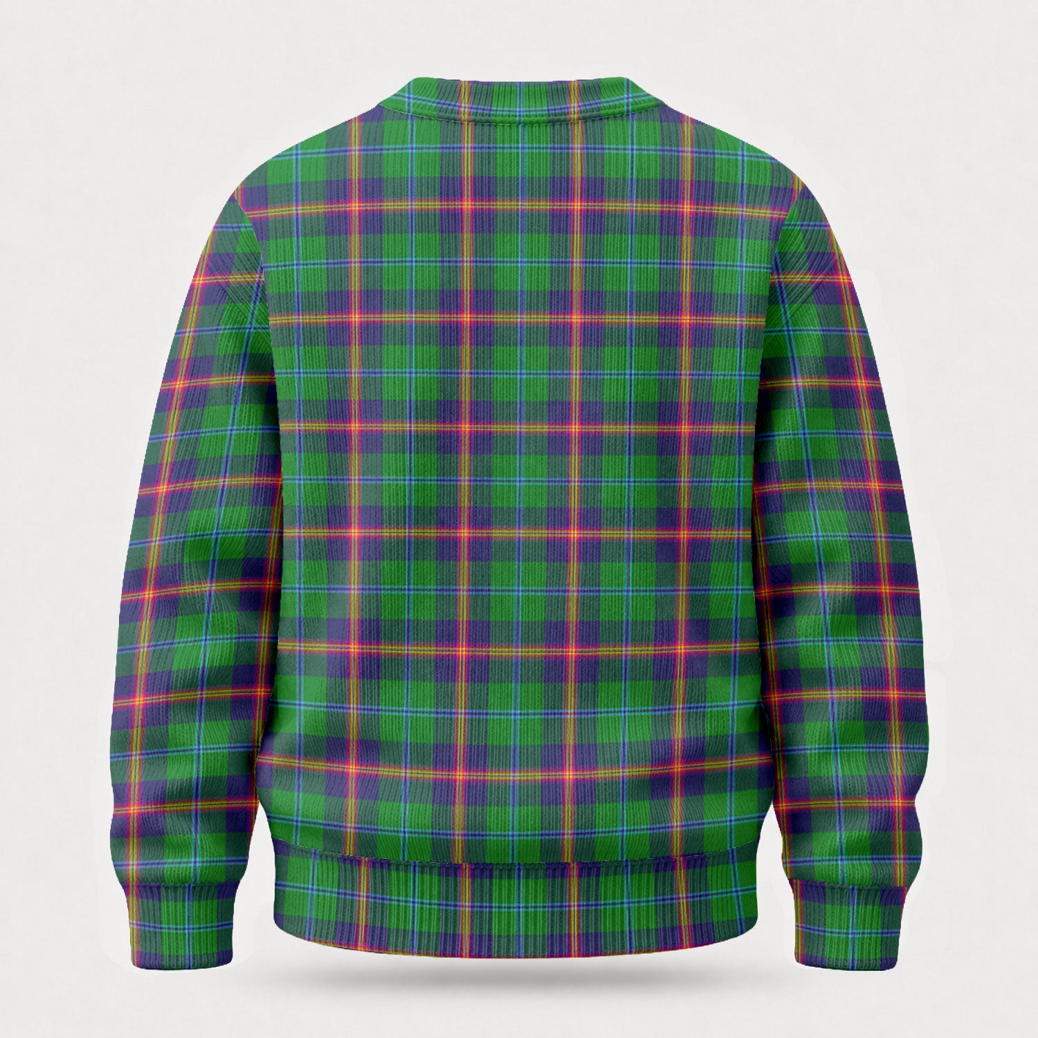 Young Modern Tartan Crest Sweater