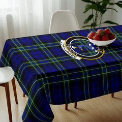 Arbuthnot Modern Tartan Crest Tablecloth