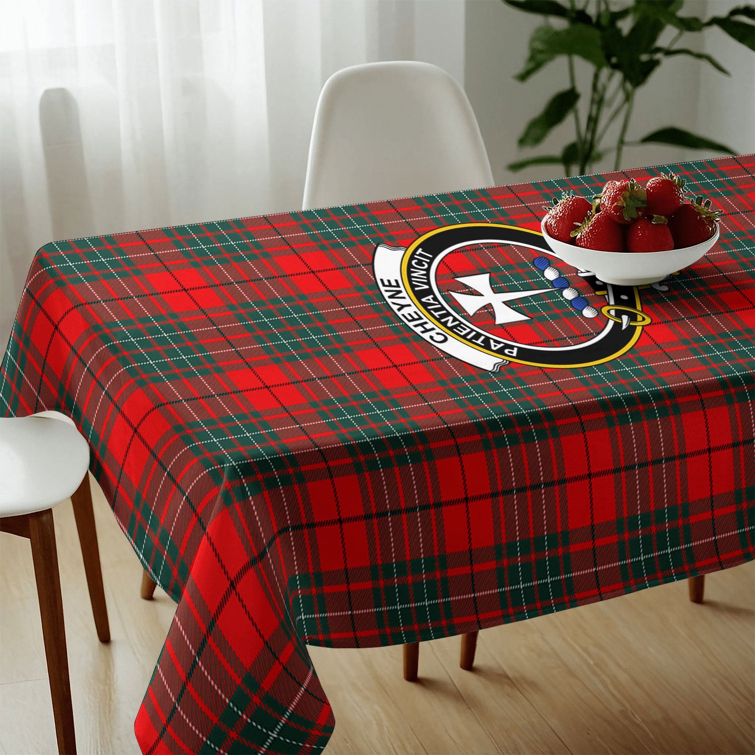 Cheyne Tartan Crest Tablecloth