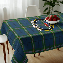 Clelland Tartan Crest Tablecloth