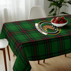 Halkett Tartan Crest Tablecloth