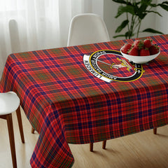 Lumsden Modern Tartan Crest Tablecloth
