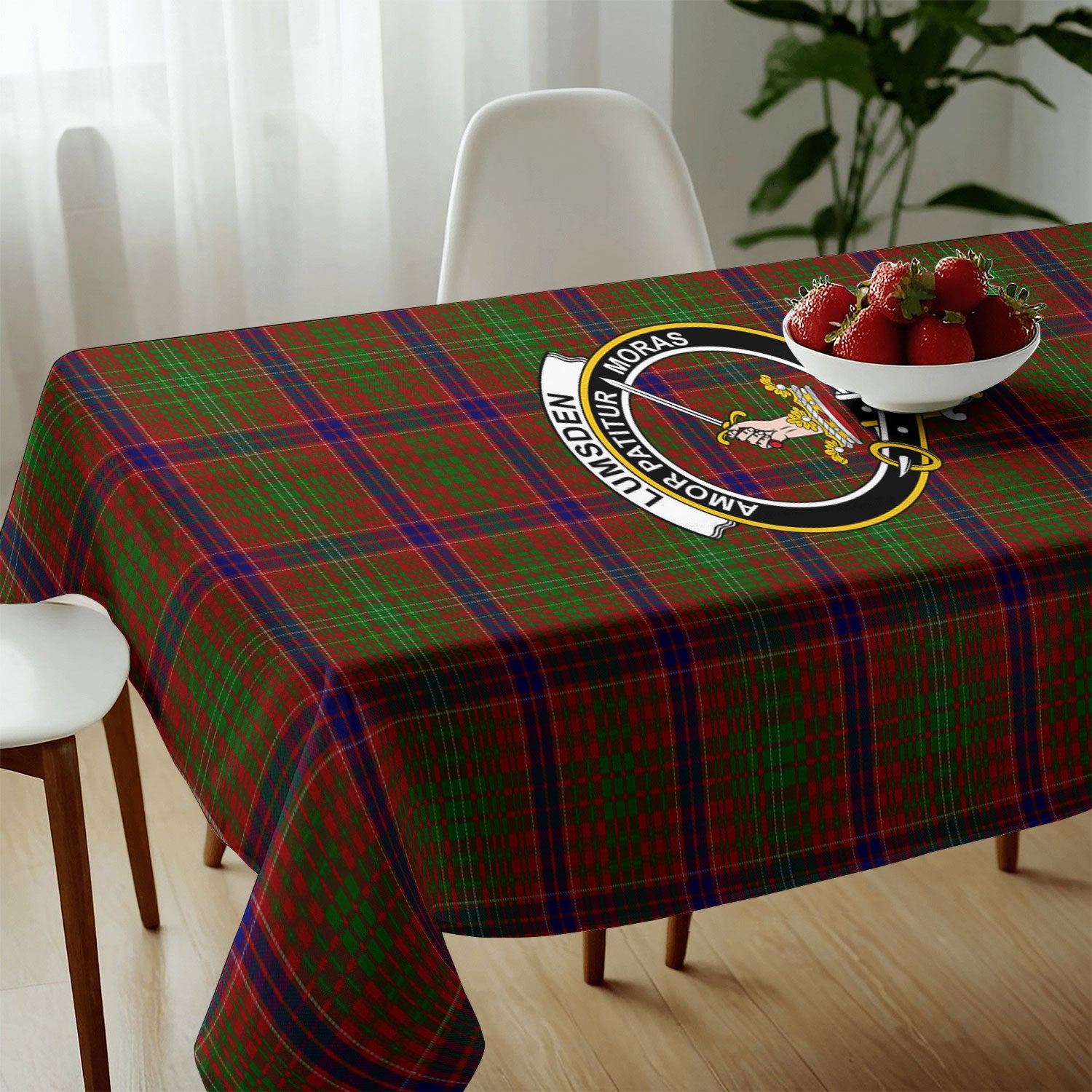 Lumsden Tartan Crest Tablecloth