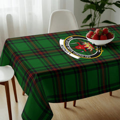 Lundin Tartan Crest Tablecloth