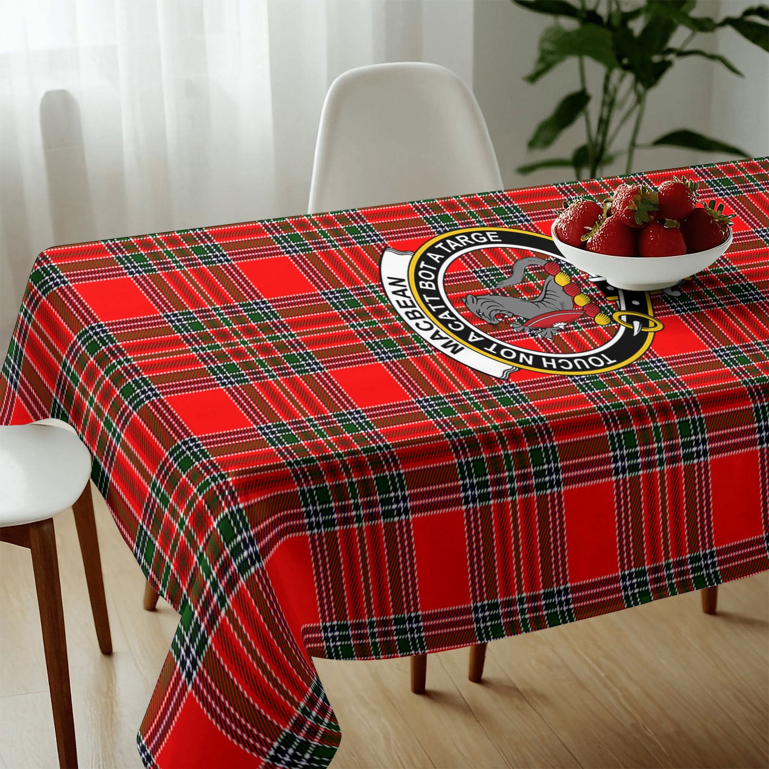 MacBean Tartan Crest Tablecloth
