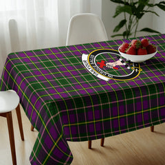 Tailyour (or Taylor) Tartan Crest Tablecloth