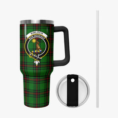 Kinloch Tartan Crest 40 oz Insulated Tumbler with Handle