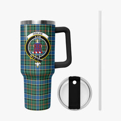 Ogilvie Hunting Ancient Tartan Crest 40 oz Insulated Tumbler with Handle