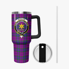 Wardlaw Modern Tartan Crest 40 oz Insulated Tumbler with Handle