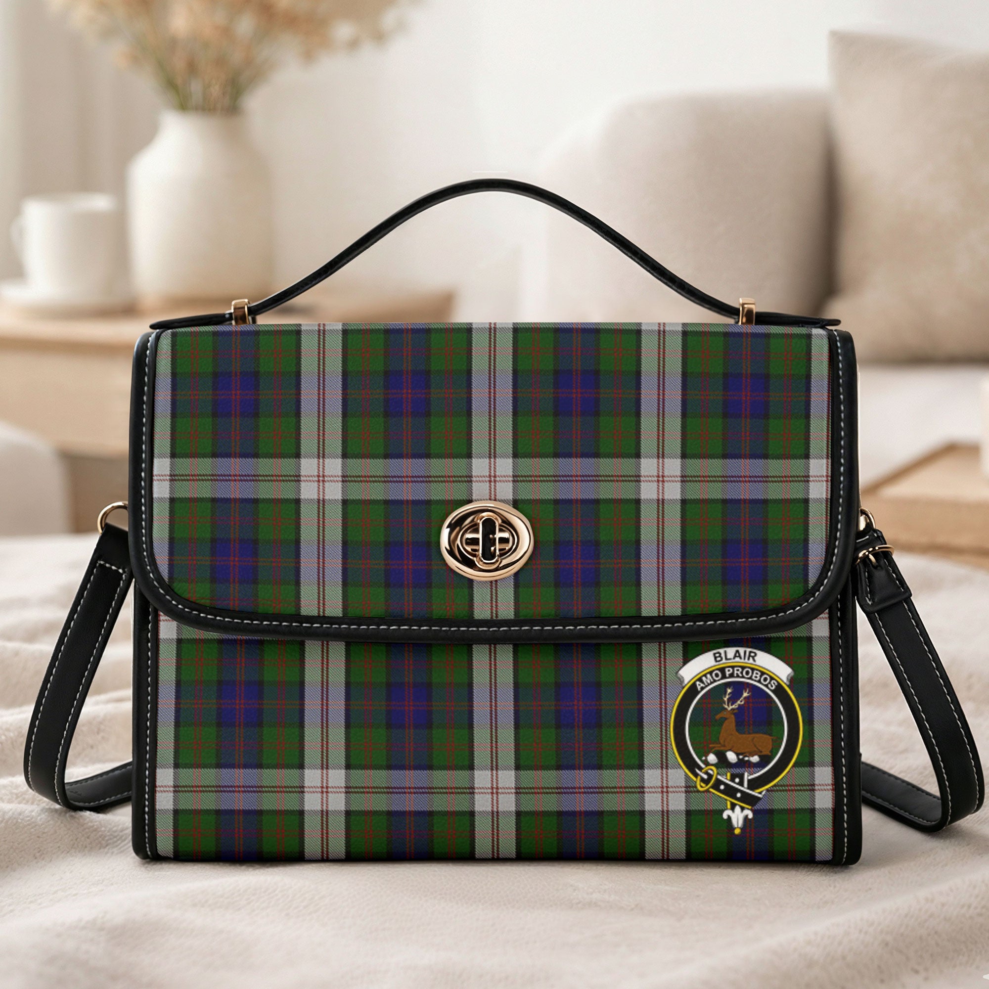 Blair Dress Tartan Crest Satchel Bag