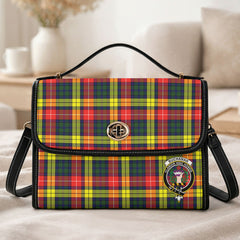Buchanan Modern Tartan Crest Satchel Bag