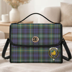 Campbell Argyll Modern Tartan Crest Satchel Bag