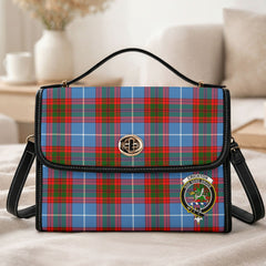 Crichton Tartan Crest Satchel Bag