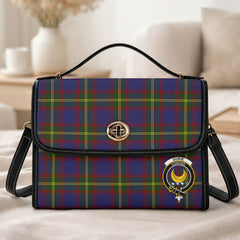 Durie Tartan Crest Satchel Bag