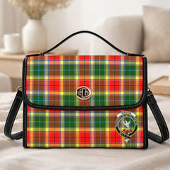 Gibson Tartan Crest Satchel Bag
