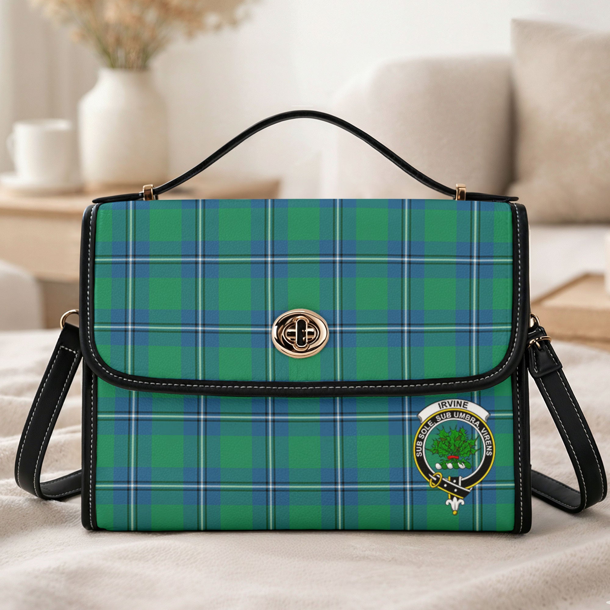 Irvine Ancient Tartan Crest Satchel Bag
