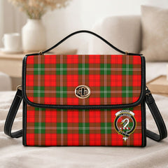 Lennox Tartan Crest Satchel Bag