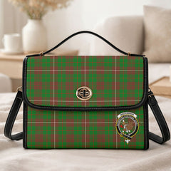 MacKinnon Hunting Modern Tartan Crest Satchel Bag