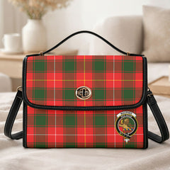 MacPhee Modern Tartan Crest Satchel Bag