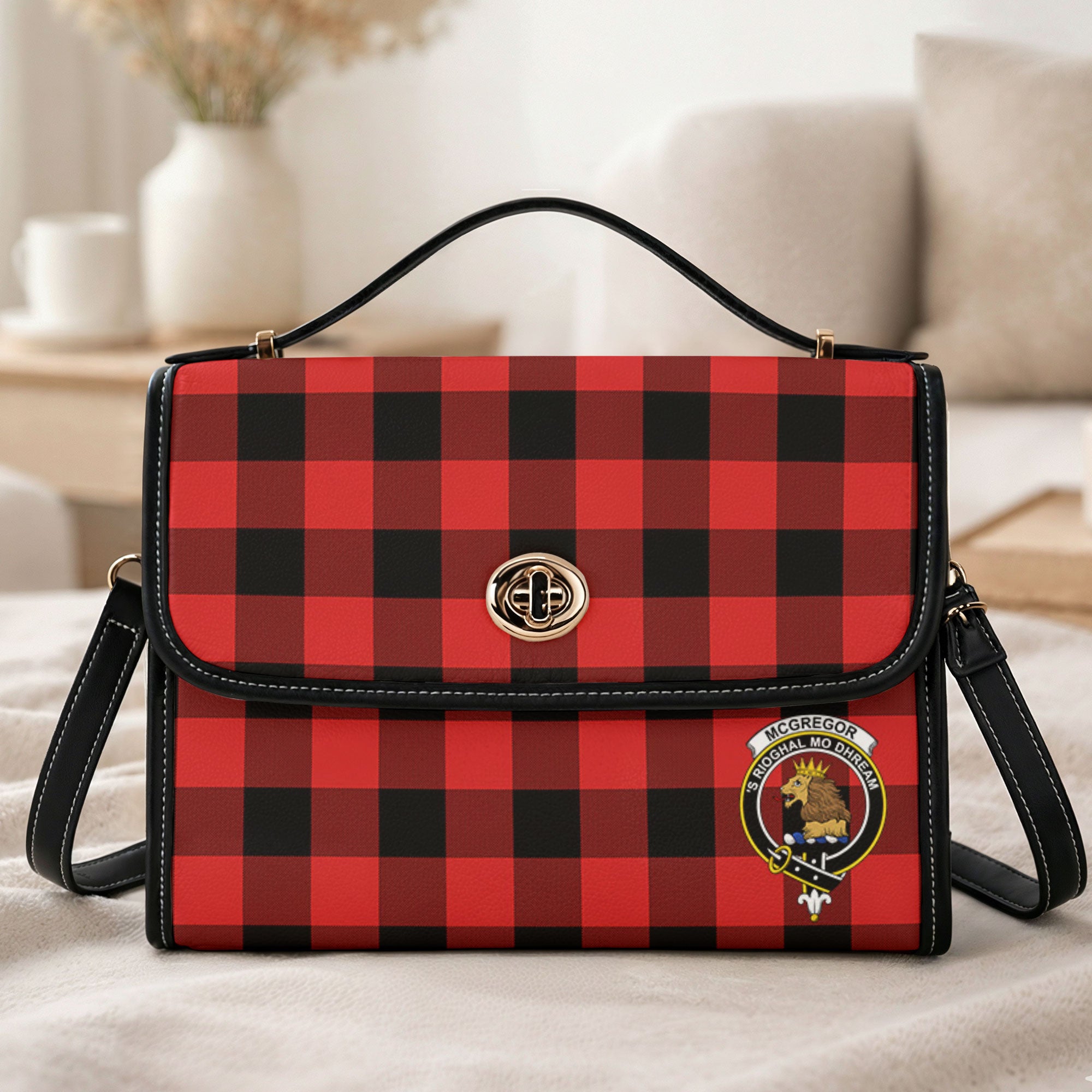 McGregor Rob Roy Modern Tartan Crest Satchel Bag