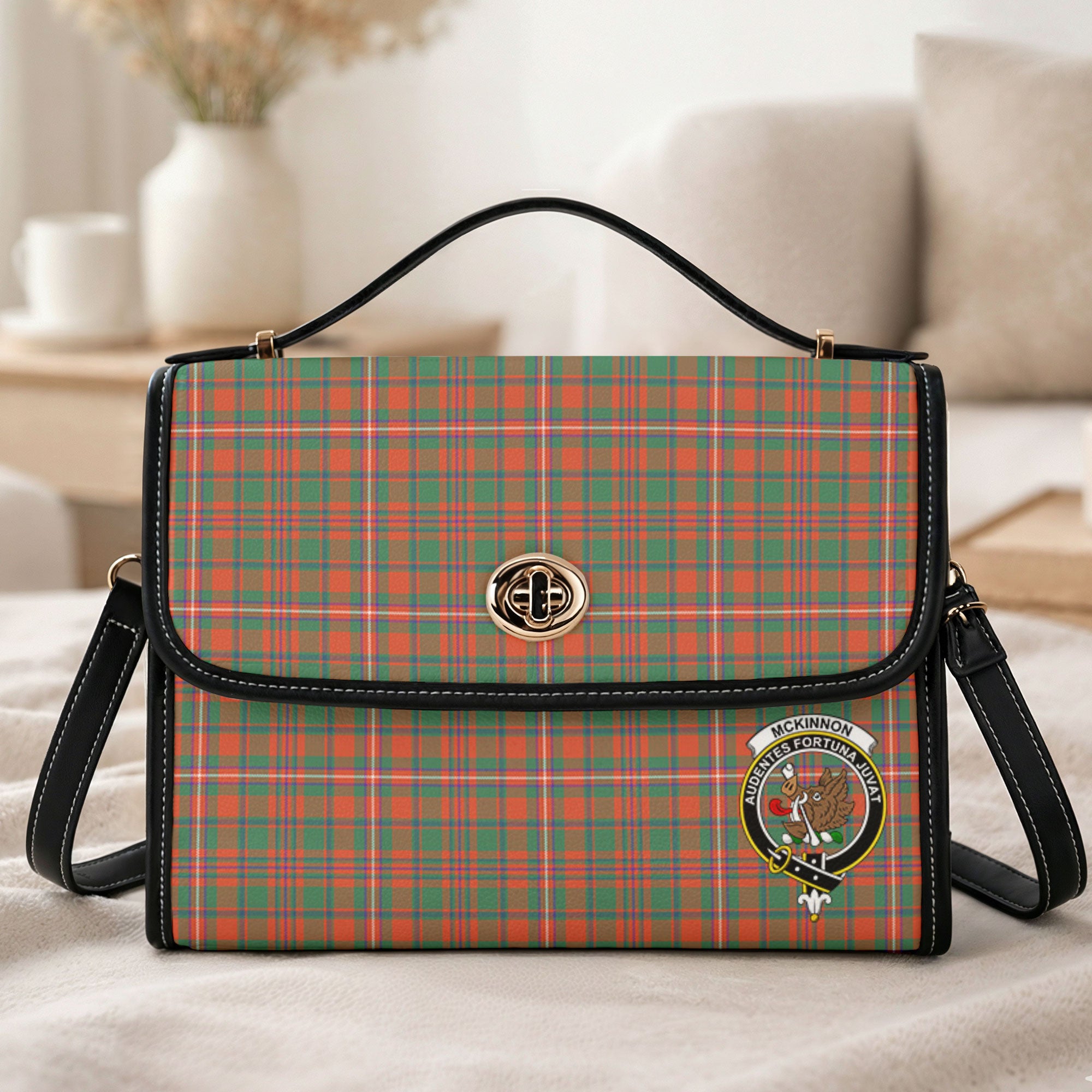 McKinnon Ancient Tartan Crest Satchel Bag