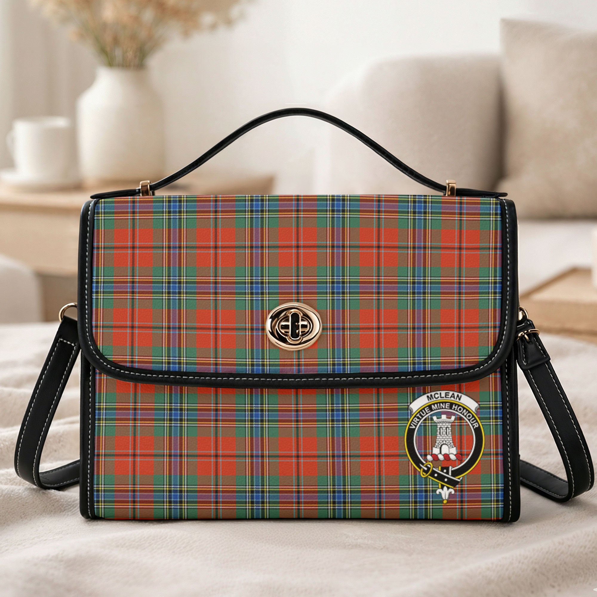 McLean of Duart Ancient Tartan Crest Satchel Bag