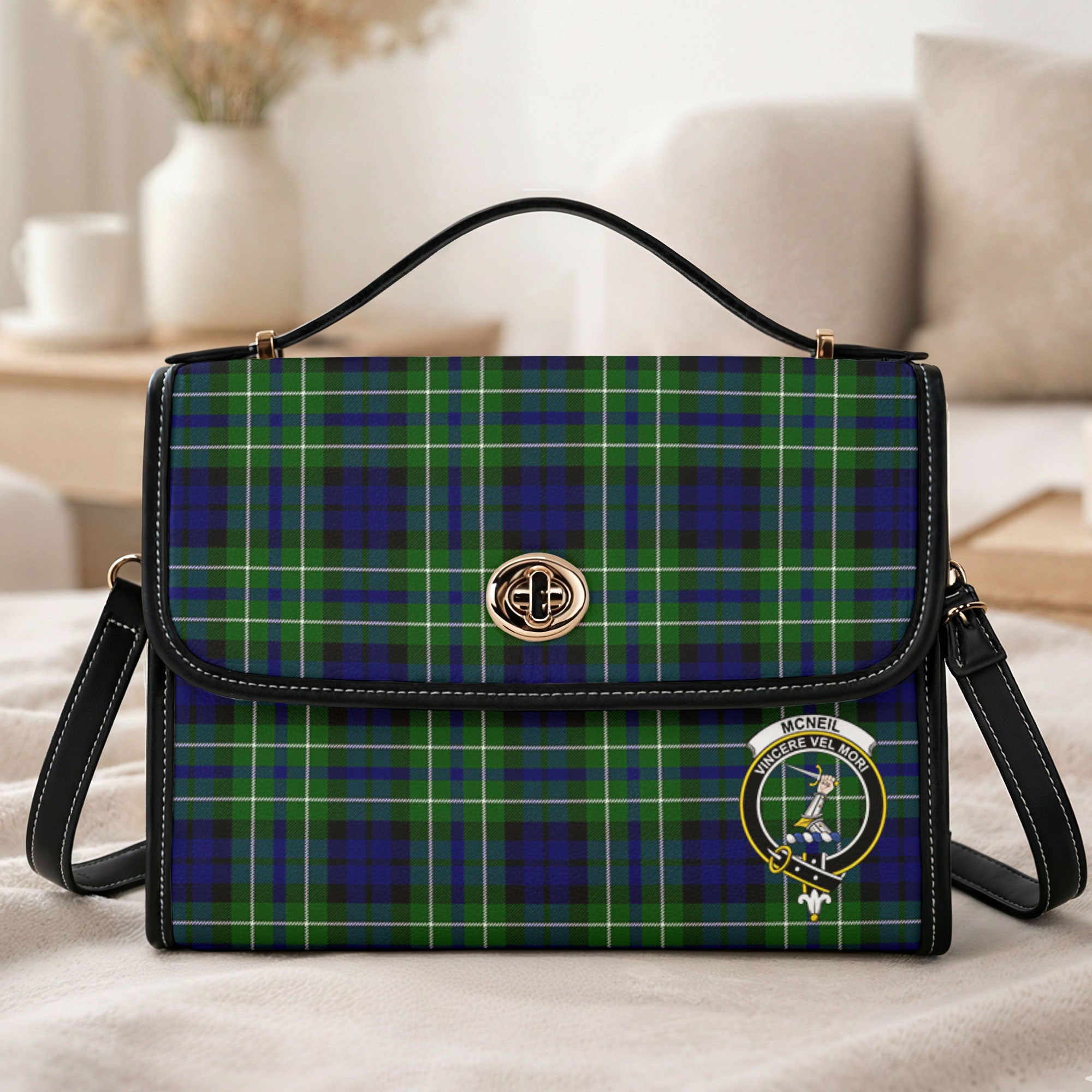 McNeil of Colonsay Modern Tartan Crest Satchel Bag