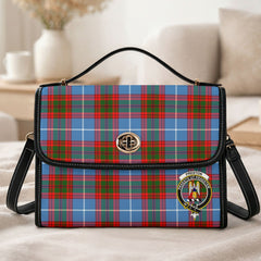 Preston Tartan Crest Satchel Bag