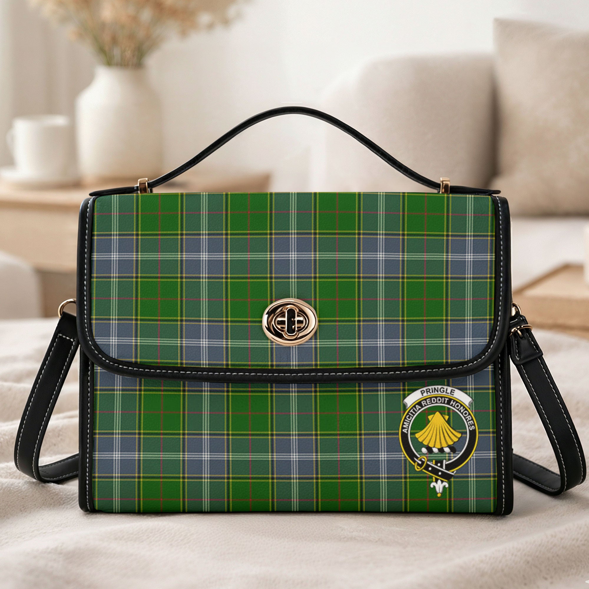 Pringle Tartan Crest Satchel Bag