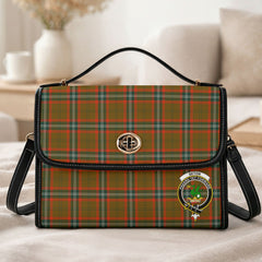 Seton Hunting Modern Tartan Crest Satchel Bag