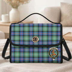 Sutherland Old Ancient Tartan Crest Satchel Bag