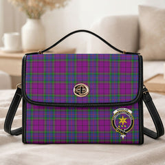 Wardlaw Modern Tartan Crest Satchel Bag