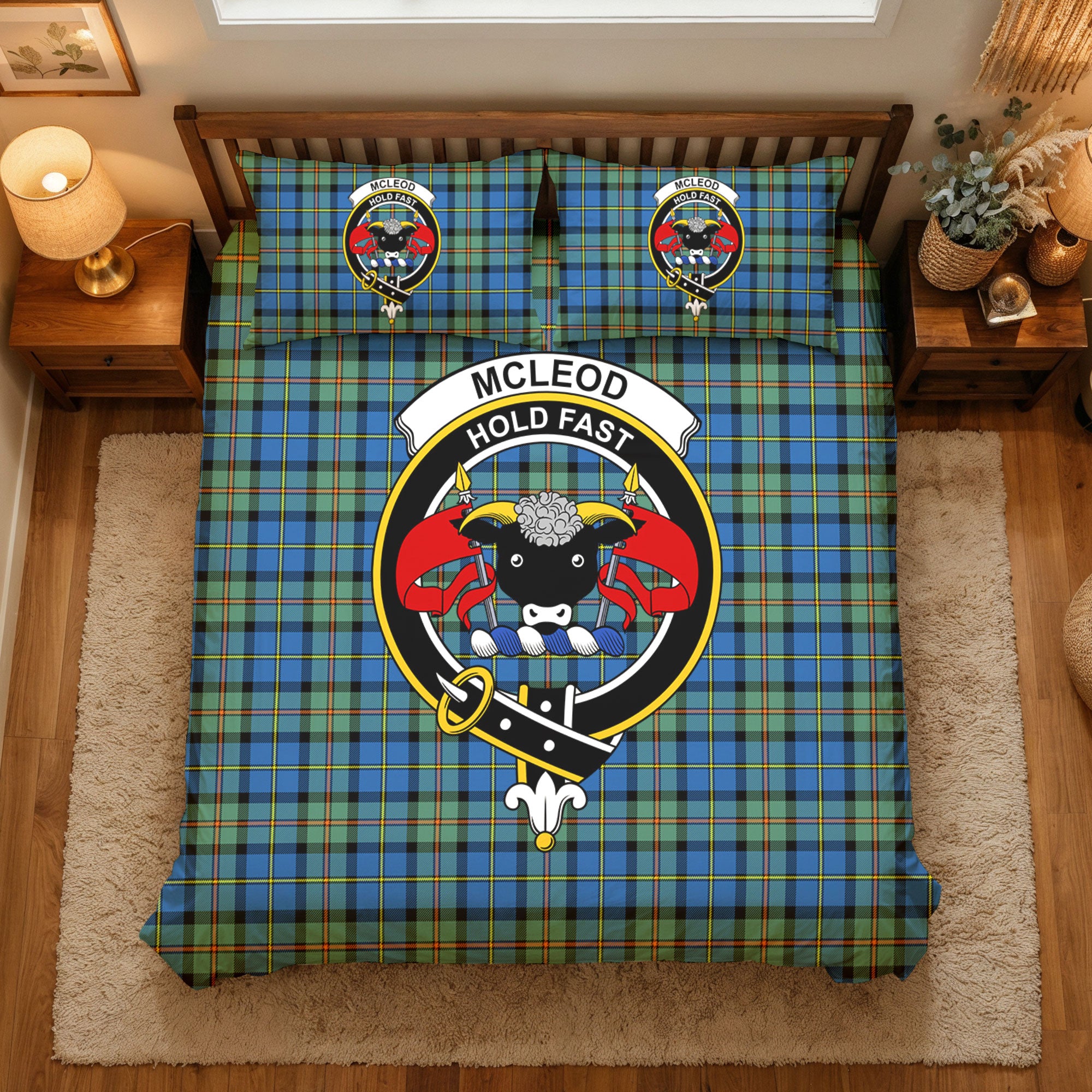 McLeod of Harris Ancient Tartan Crest Bedding Set