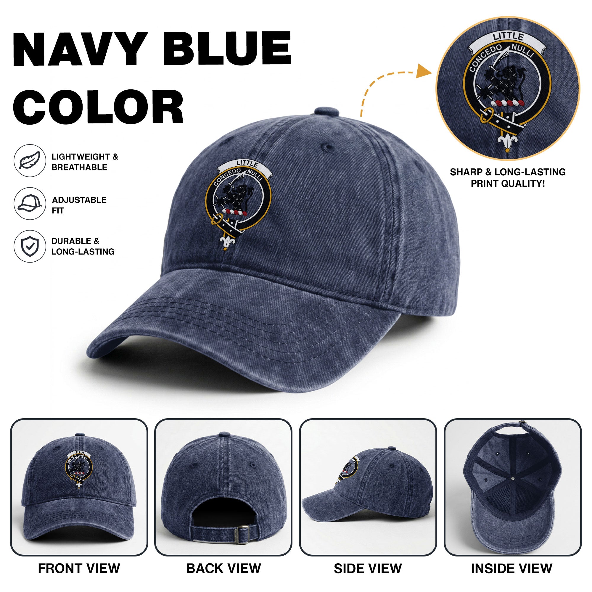 Little Crest Washed Classic Cap