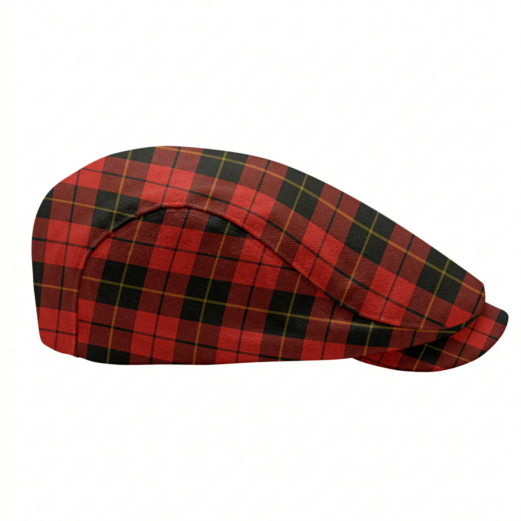 Wallace Weathered Tartan Flat Caps
