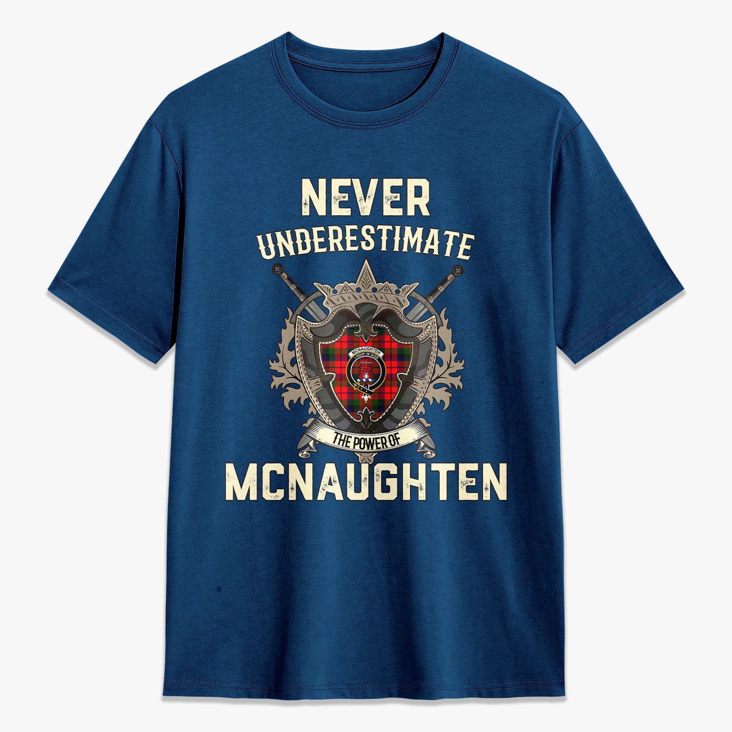 McNaughten Tartan Crest 2D T-shirt - Never Underestimate Style