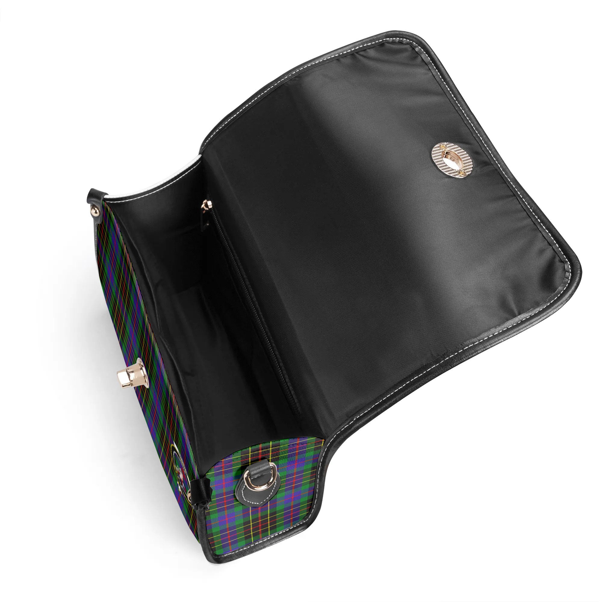 Brodie Hunting Modern Tartan Crest Satchel Bag
