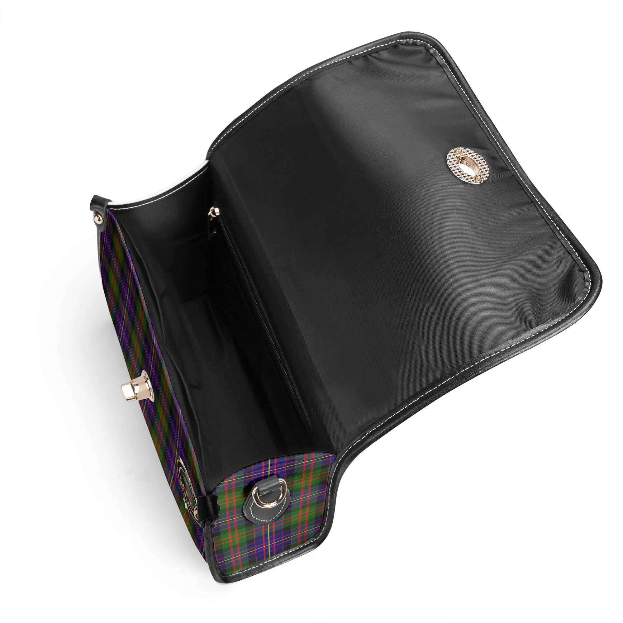 Chalmers Tartan Crest Satchel Bag