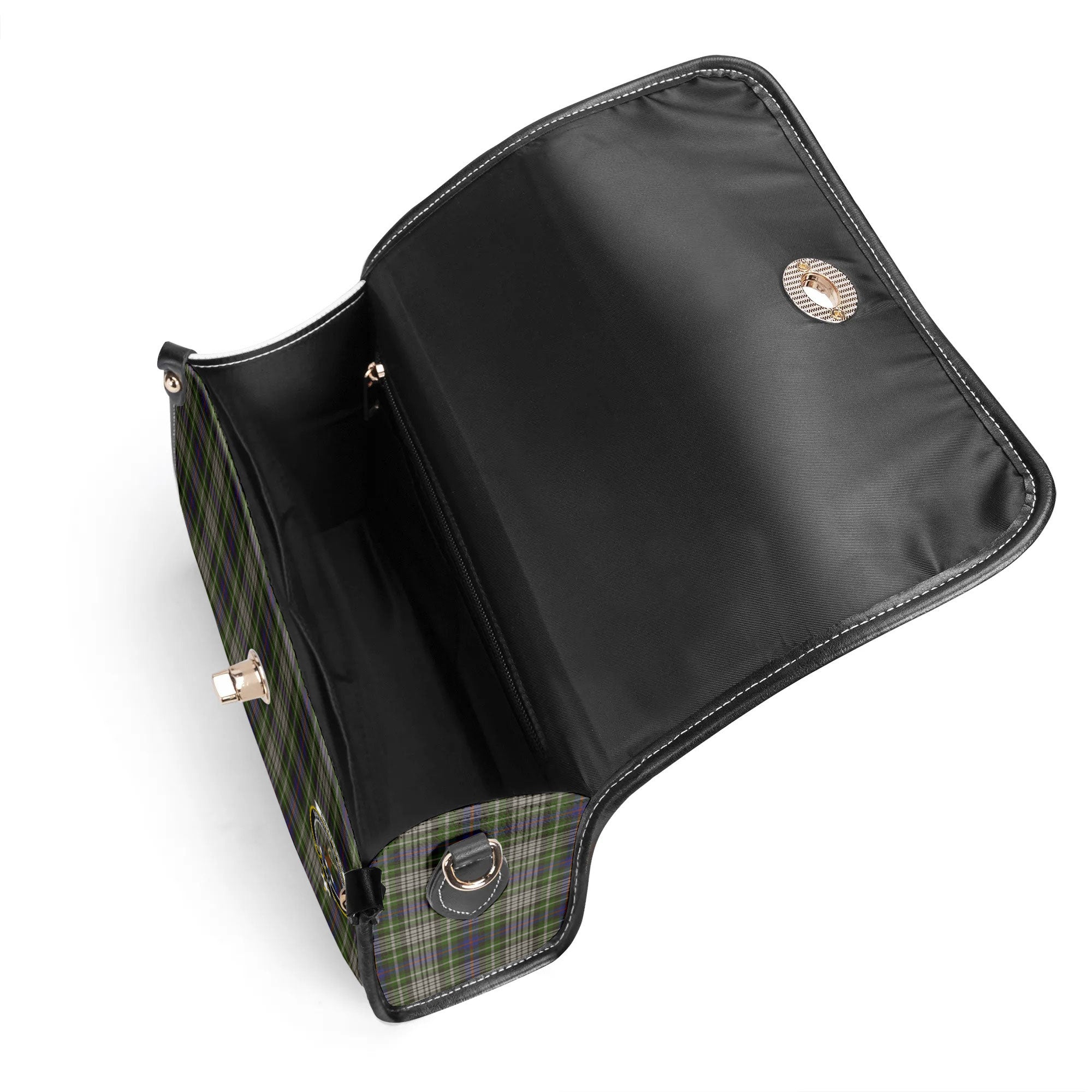Davidson Tulloch Dress Tartan Crest Satchel Bag