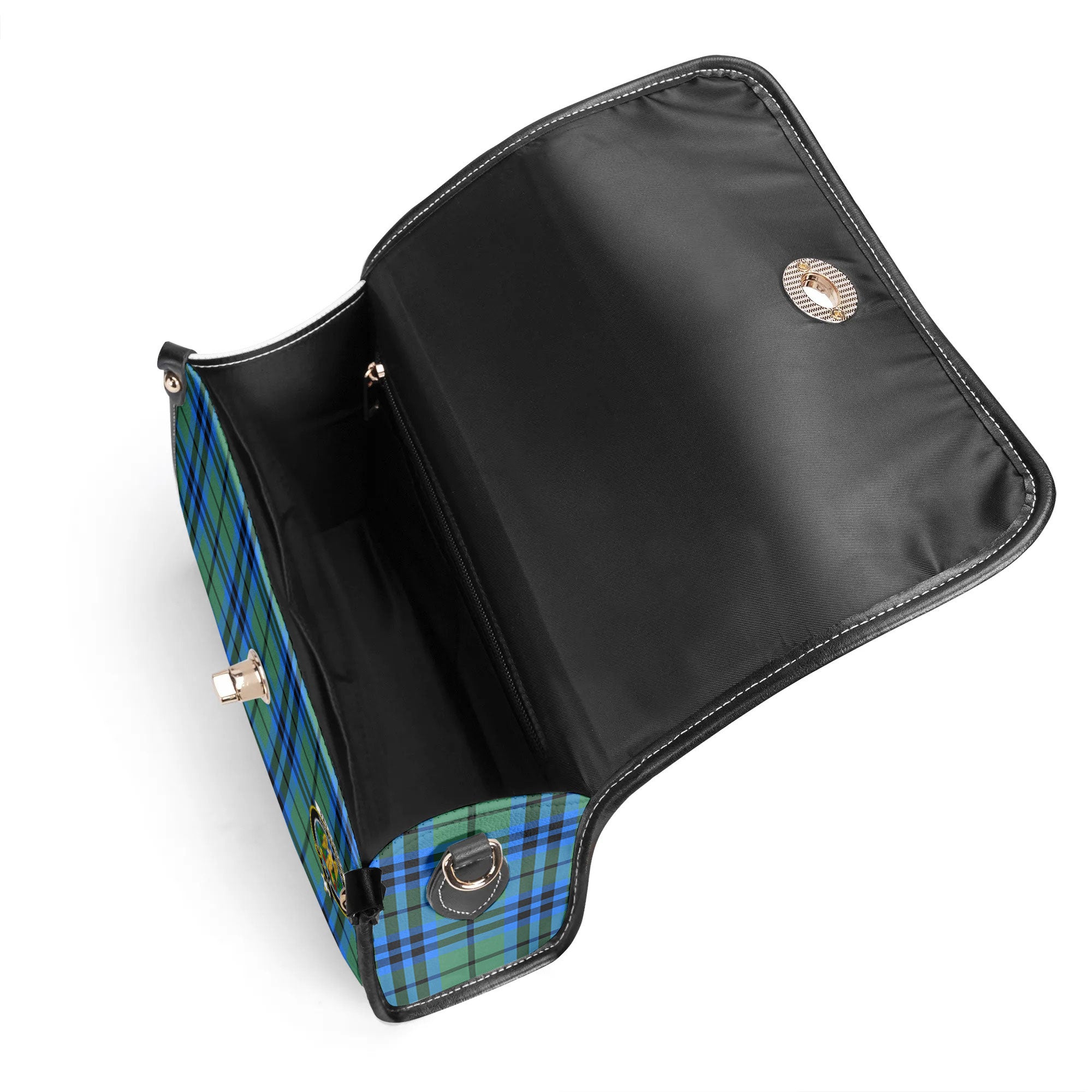 Falconer Tartan Crest Satchel Bag
