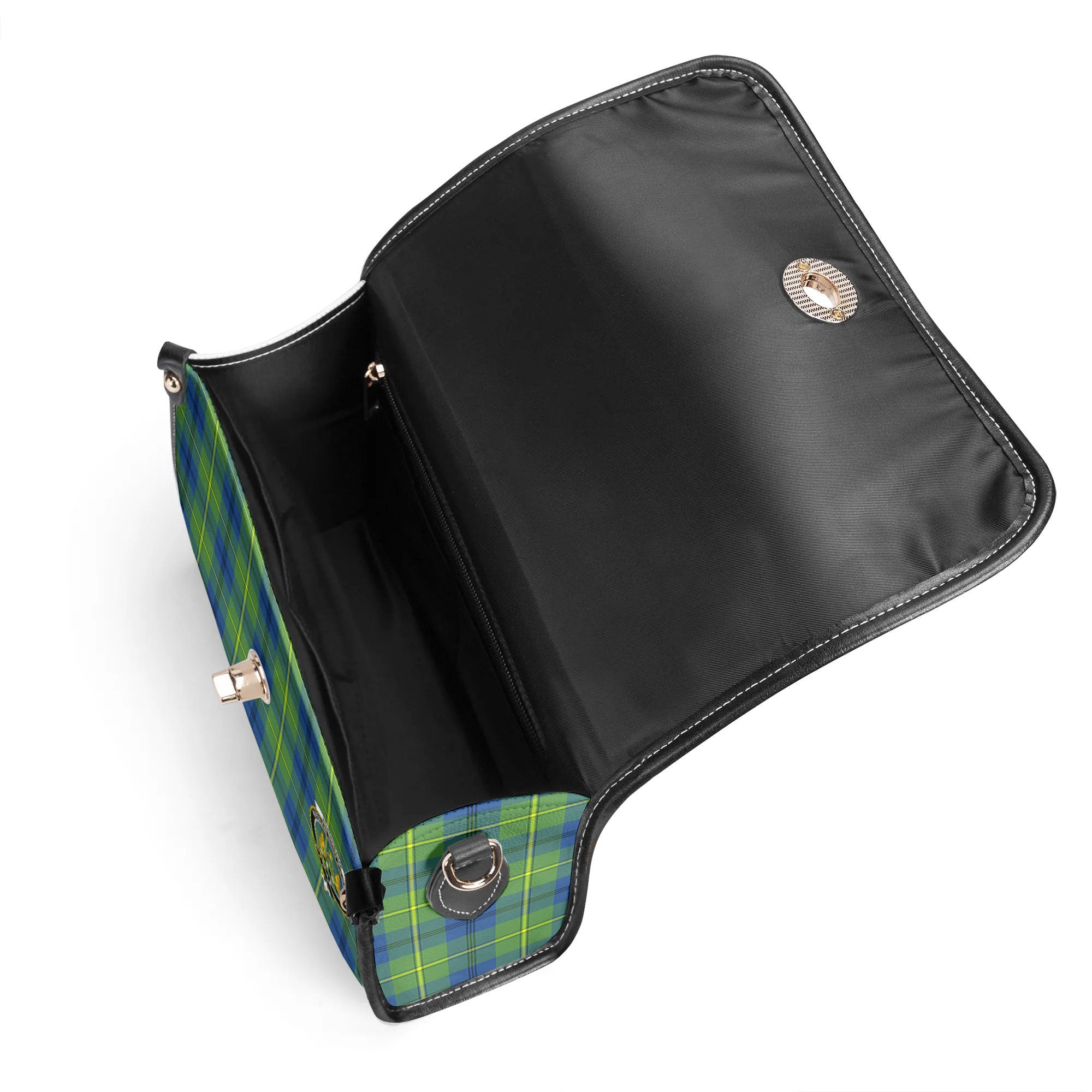 Johnson Ancient Tartan Crest Satchel Bag