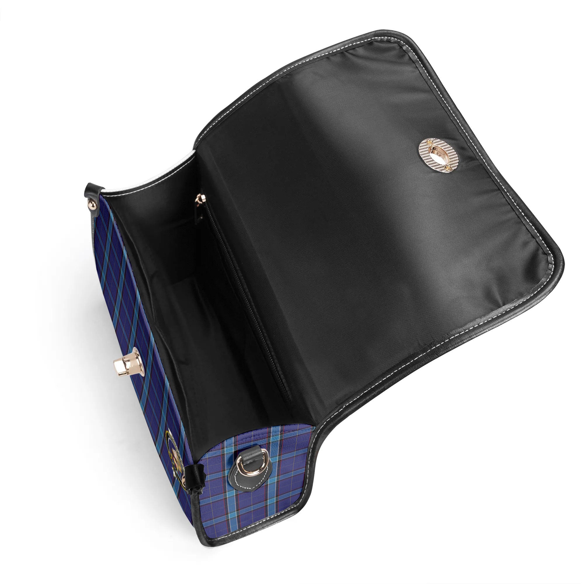 Kirkcaldy Tartan Crest Satchel Bag