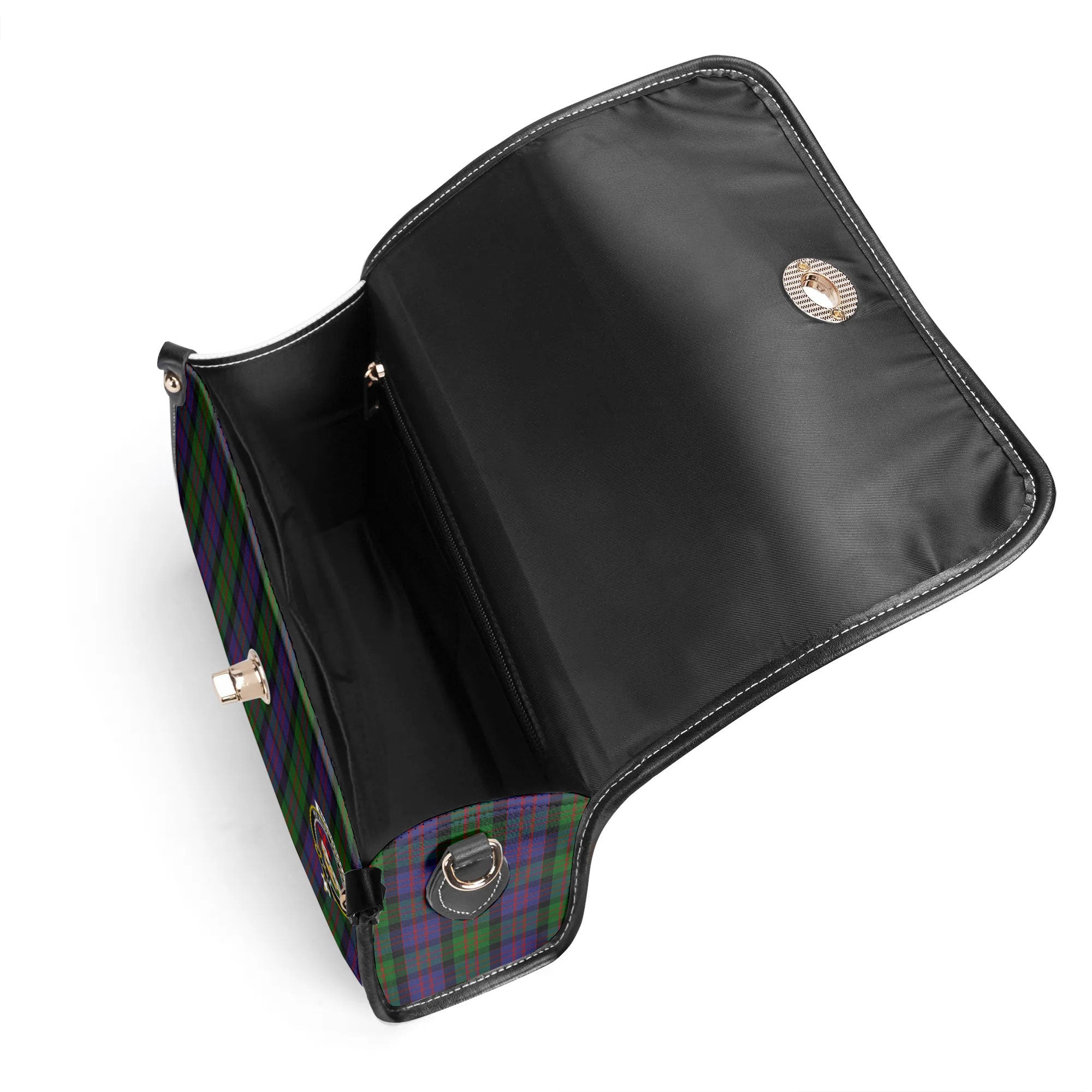 MacDonald Tartan Crest Satchel Bag
