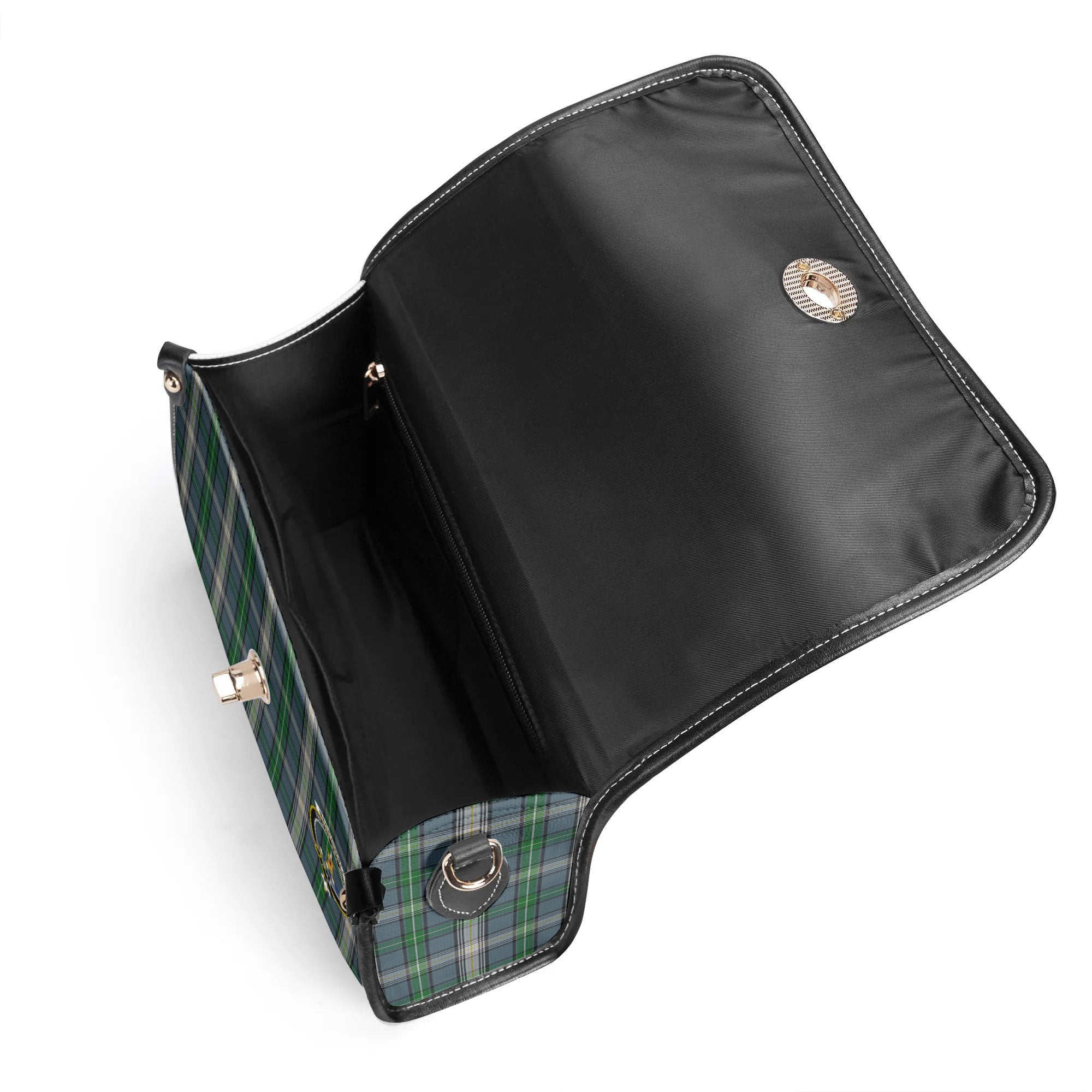 MacDowall Tartan Crest Satchel Bag