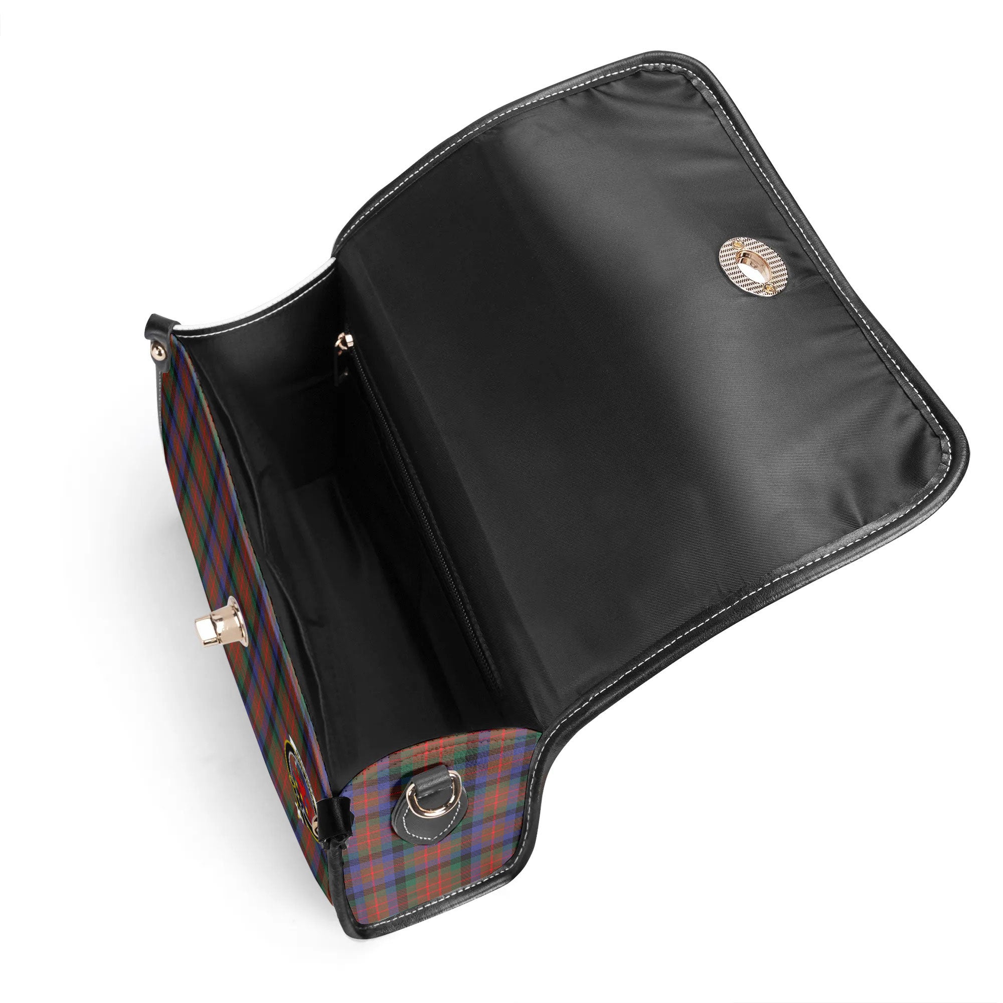 MacDuff Hunting Modern Tartan Crest Satchel Bag