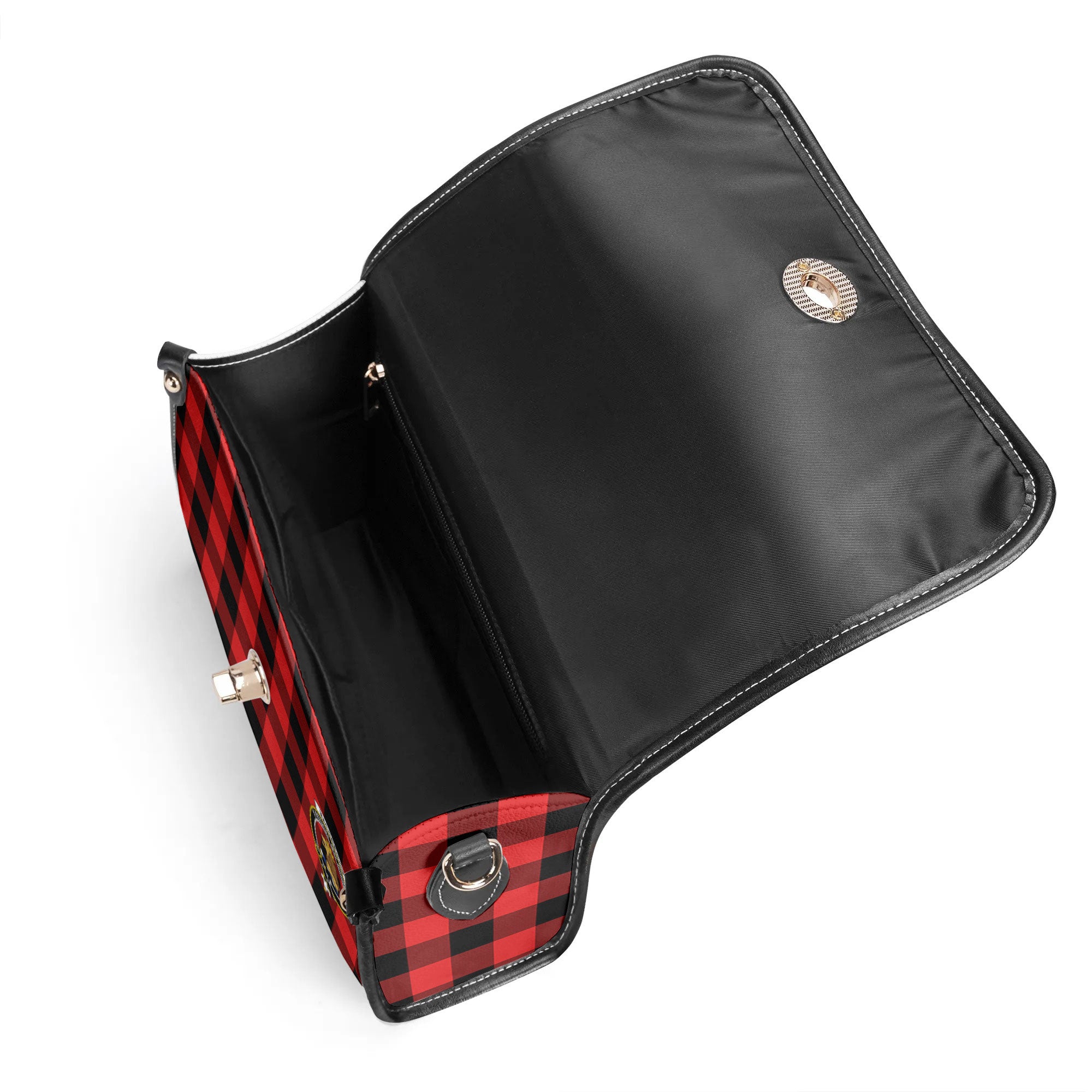 MacGregor Rob Roy Modern Tartan Crest Satchel Bag