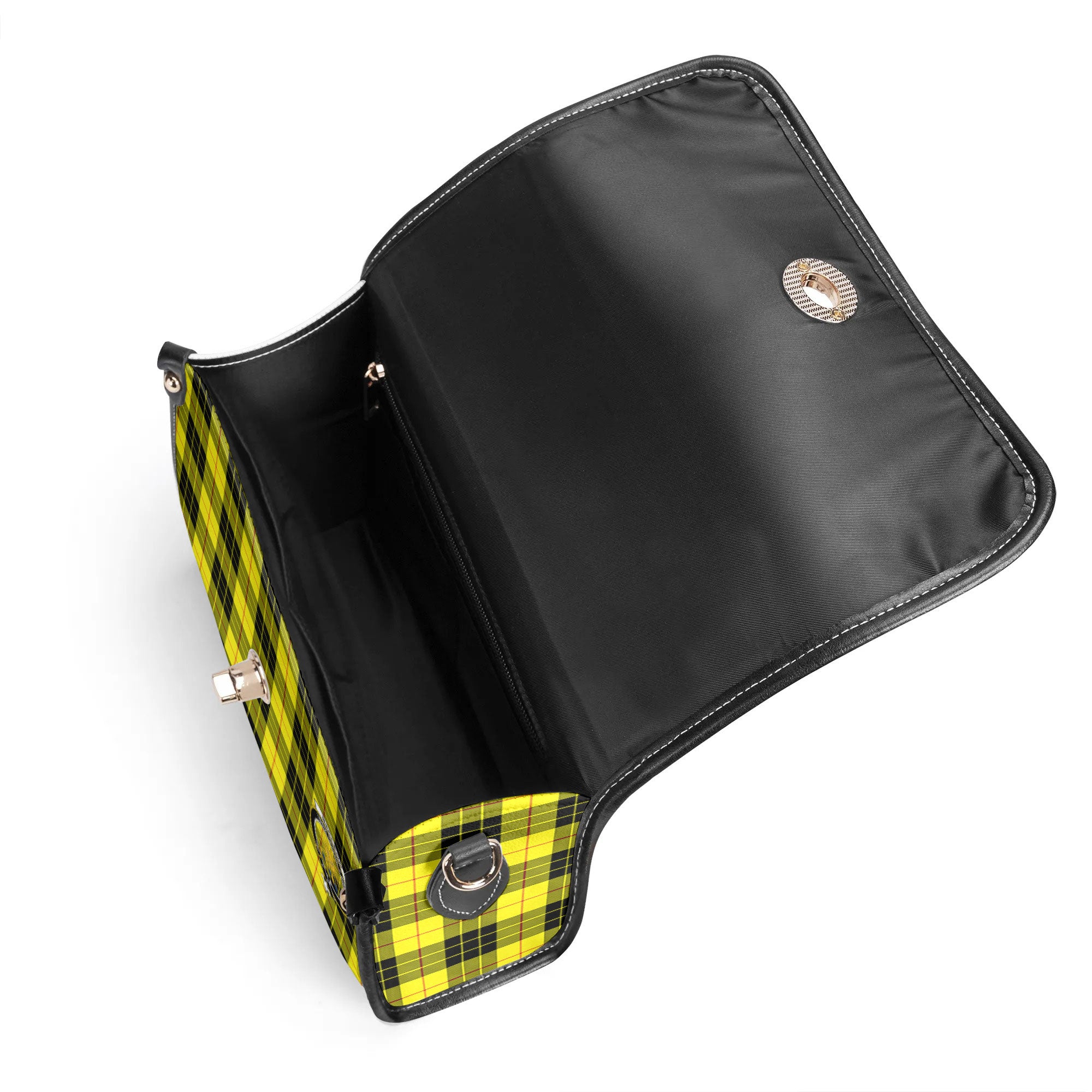 MacLeod of Lewis Modern Tartan Crest Satchel Bag
