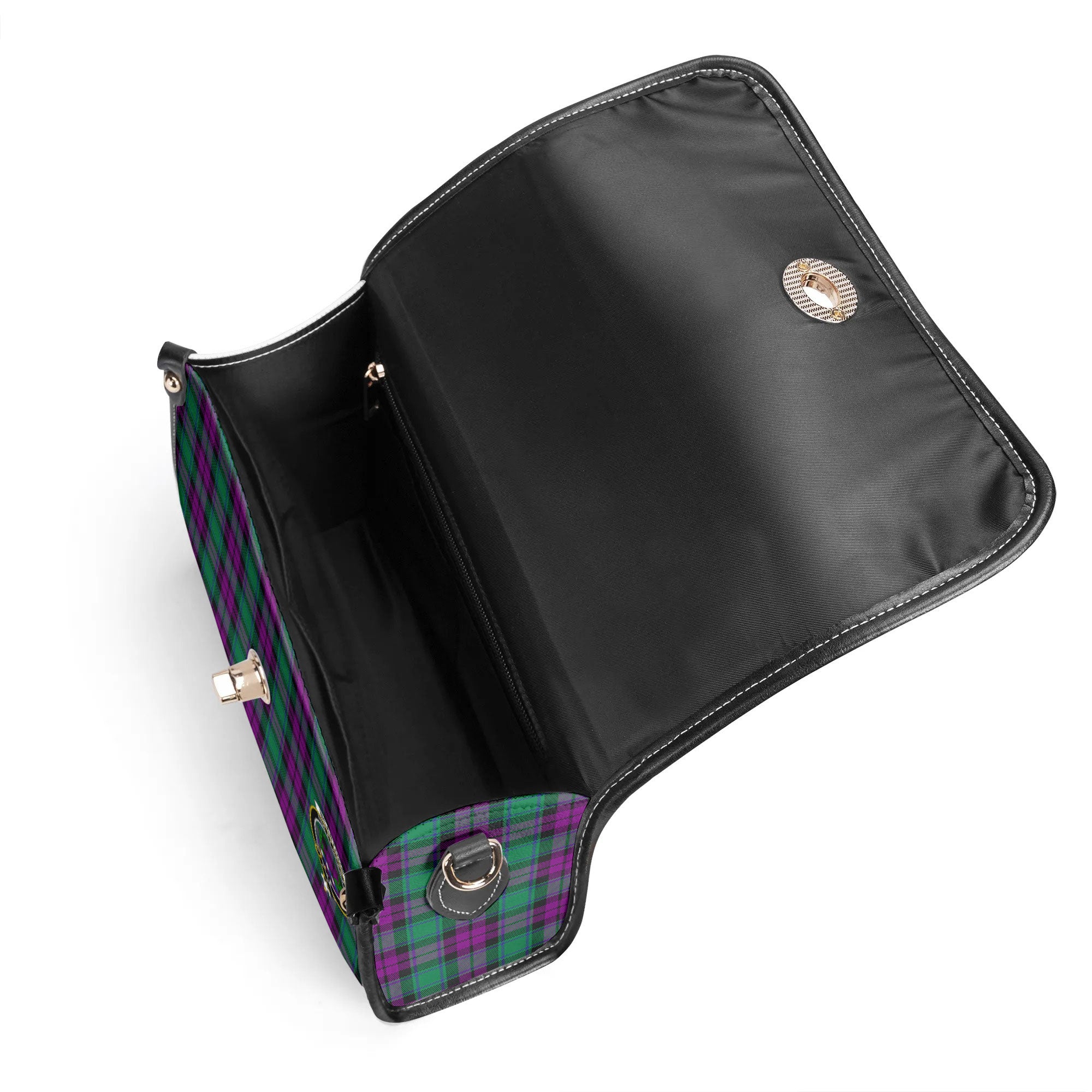 McArthur - Milton Tartan Crest Satchel Bag